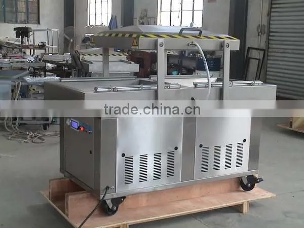 quickly-frozen foods double chamber automatic pendulum cover vacuum packing machine hand held vacuum packing with CE certificate