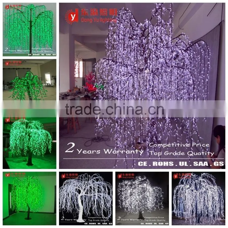high quality Pink LED lighted cherry blossom flower tree for christmas holiday party