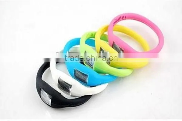 Promotional Cheap ion silicone jelly digital watch wholesale