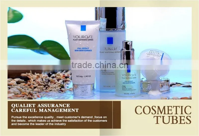 Profassional supplying end unsealed plastic cosmetic tube packaging