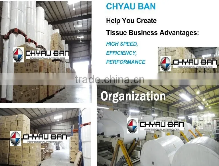 Automatic Packing Box Gluing Facial Tissue Paper Machinery Line