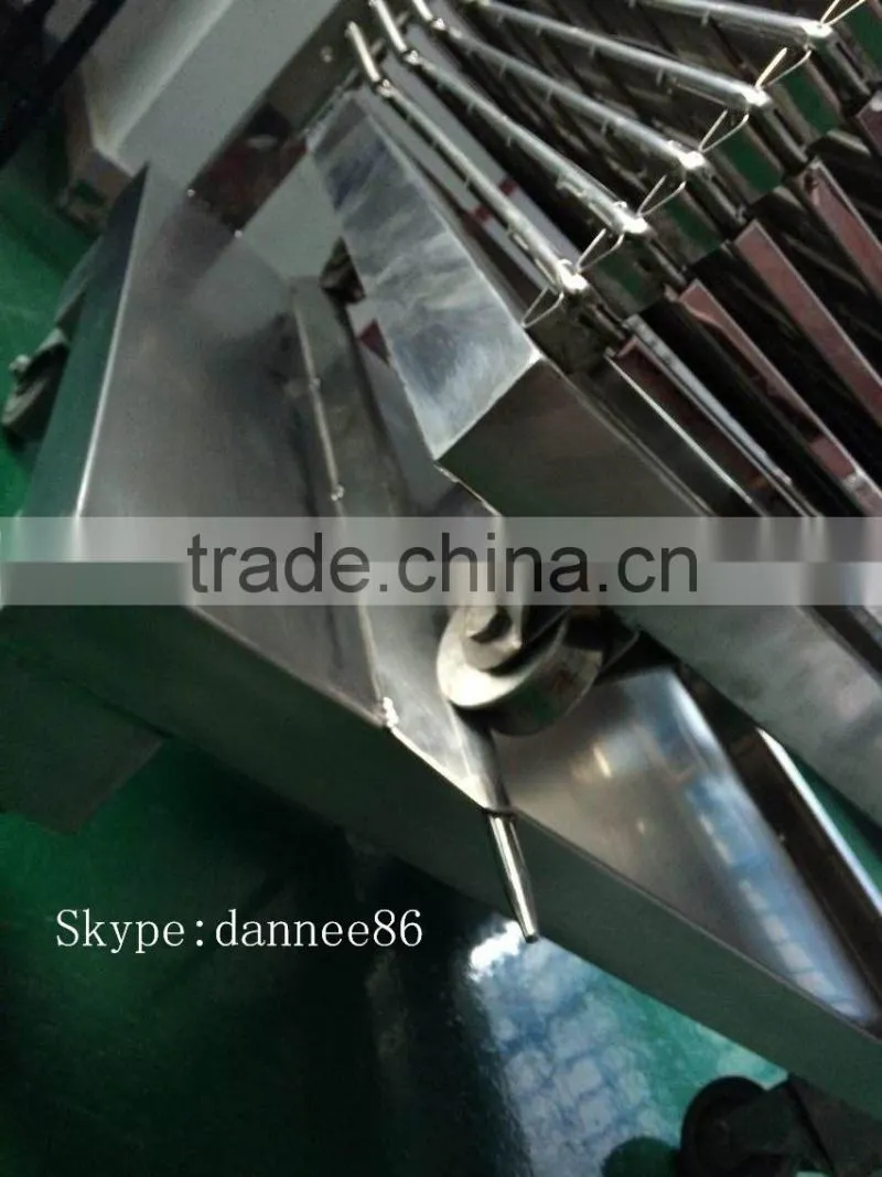 Stainless steel industrial drying rack into hot oven