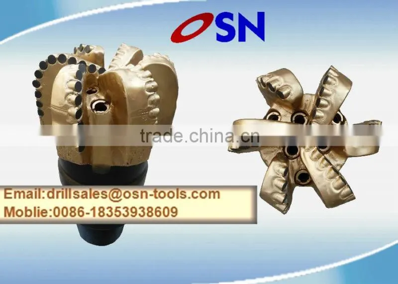 Diamond head pdc drill bit Coal Ore Mining, API standard