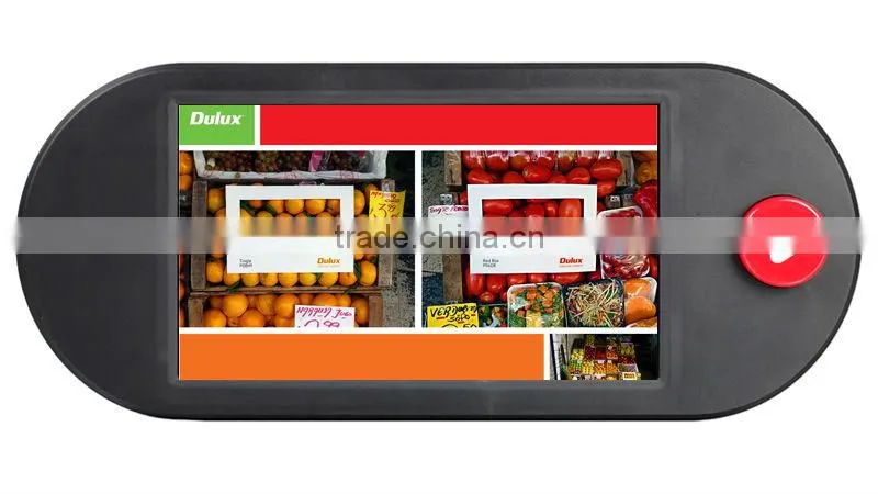 9" lcd battery powered tft lcd monitor with press button