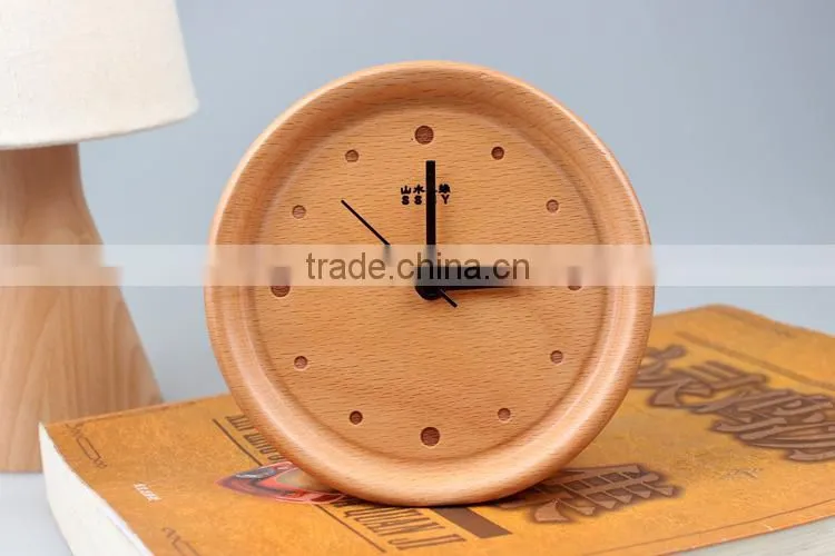 Shanshui custom wooden desktop clock, DRZ003