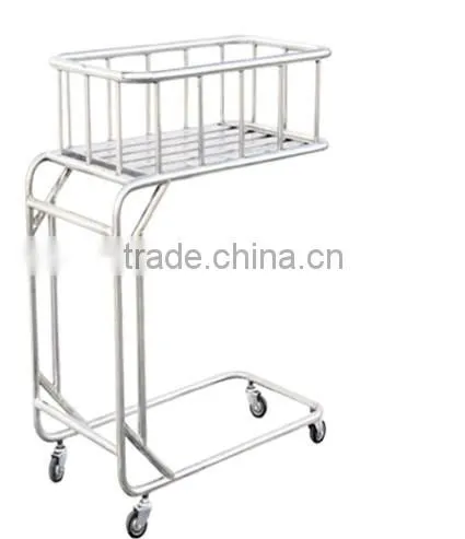 stainless steel baby cot baby cart trolley