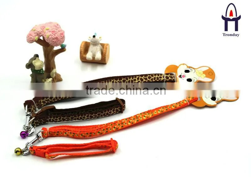 Dog traction belt running rope dog hauling cable with bell