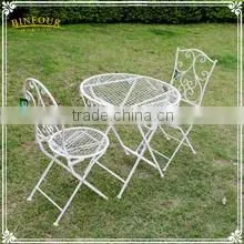 custom patio garden furniture antique metal wire folding table