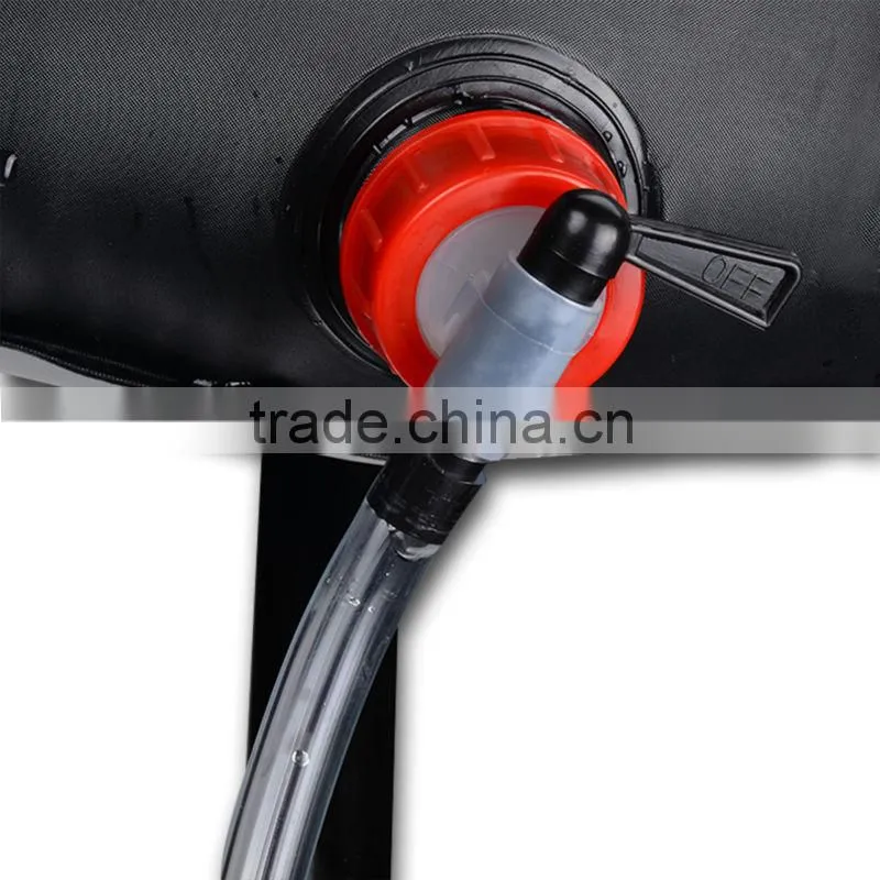 5 gallons/20 liters Solar Heating Camping Shower Bag Hot Water 45 centigrade Hiking