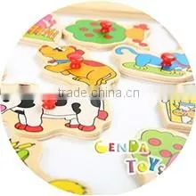 Hot selling wooden educational kids puzzle toys