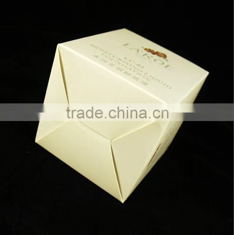 Custom cosmetics paper box