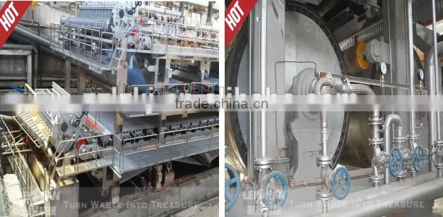 Waste paper recycling tissue paper making machine with good price