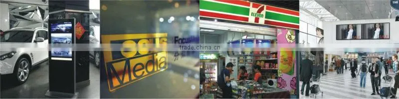 flintstone 42 inch floor digital signs, shopping mall advertising lcd screen, floor standing digital signage display