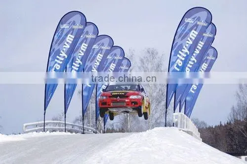 outdoor advertising promotion feature banner flag