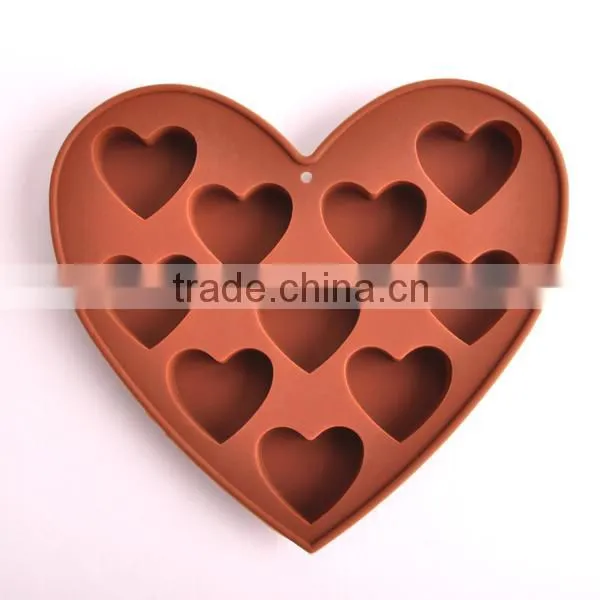 Novelty Heart Shape Silicone Molds