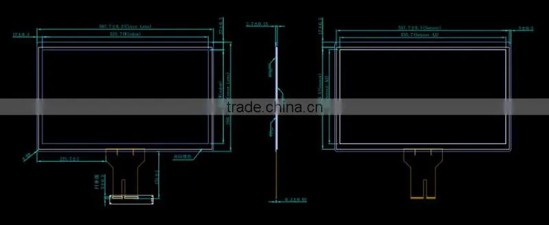 ELO 24inch USB controller PCAP sensor projected capacitive touch panel with water proof