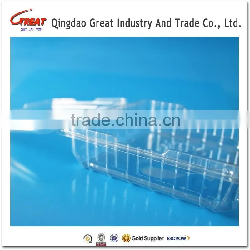 Transparent Clear Plastic Fruit Punnet Packaging