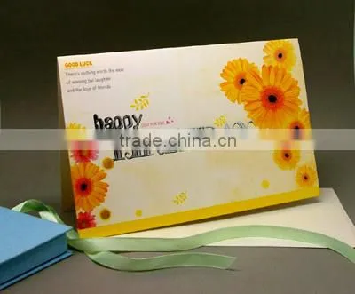 Friendly hand made sound greeting cards for holiday/advertising/wedding invitation