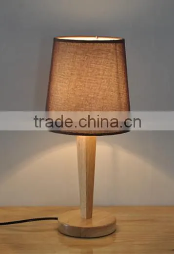2016 wood gift lamp, wooden table lamp, table lamp in wood base, small table lamp