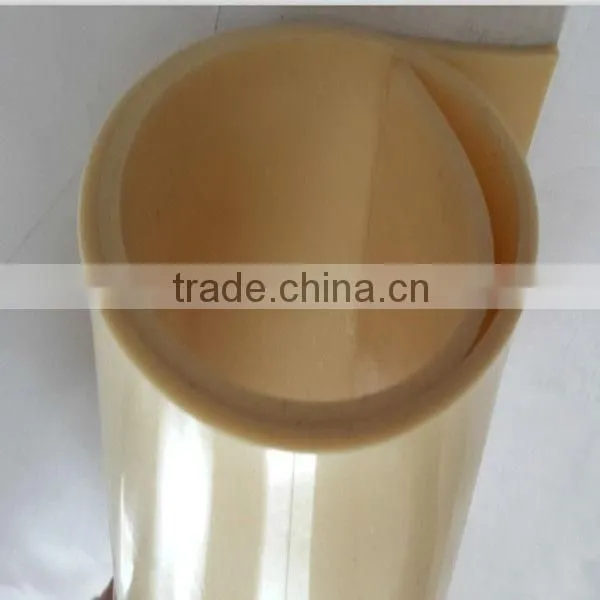 high tearing resistance silicon beige rubber sheet
