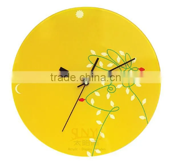 Fashion Egg Shaped Acrylic Wall Clock