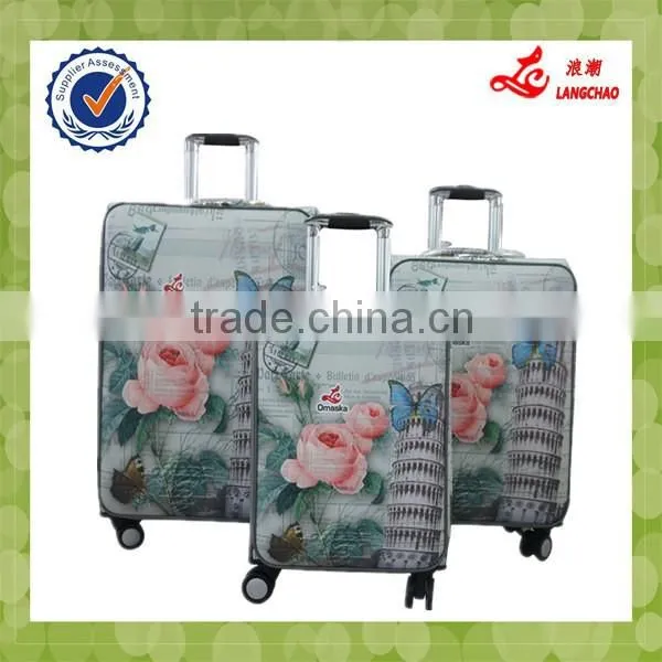 four wheels Soft Luggage sets High quality Spinner luggage New Luggage Suitcase