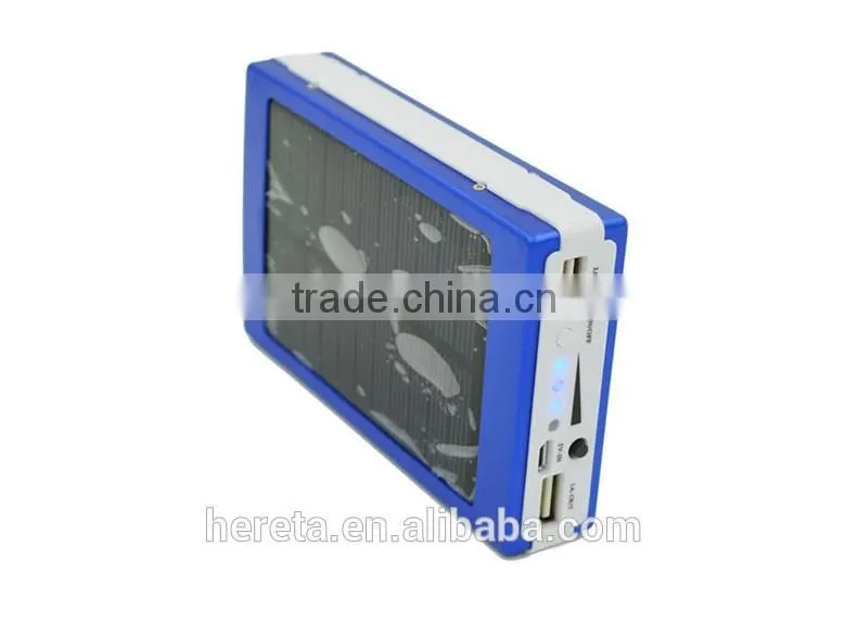 High capacity camping lantern solar power bank 12000MAH