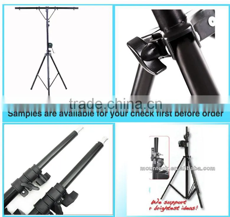 good quality winch-up lighting stand height 3m load 60kg t-bar tripod dj lighting stand