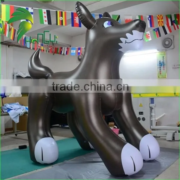 Giant Inflatable Wolf / Animal Inflatable Wolf / Inflatable PVC Wolf