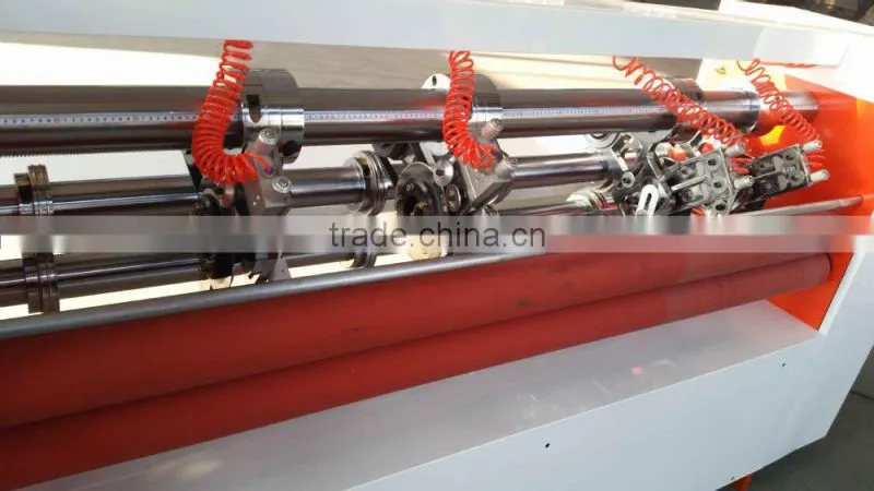 High efficiency Import & export carton box forming manufacture corrugated cardboard thin knife slitting the edge machine