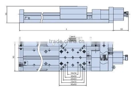 Low Loading Motorized Linear Moving Stages (Round Guide Type)
