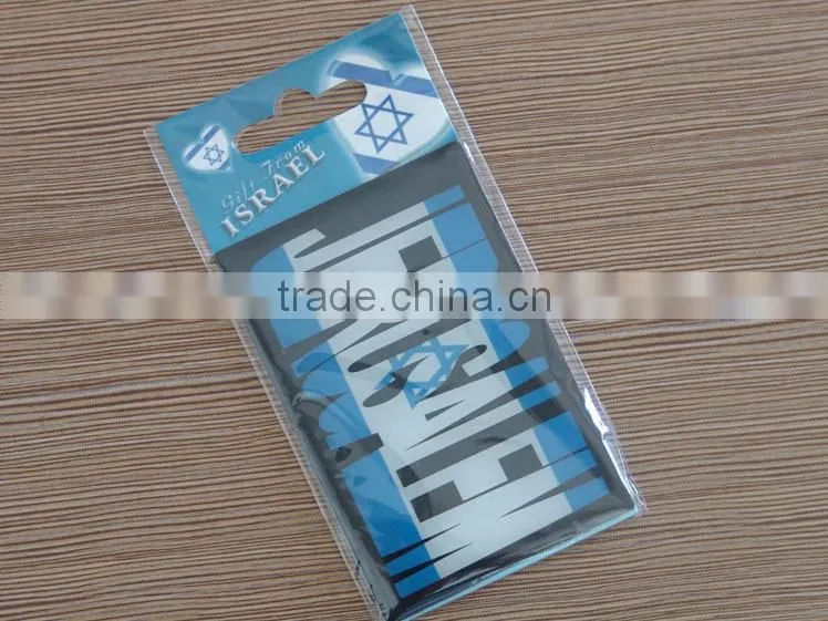 Fashionable circle shape cartoon 3D epoxy magnet sticker