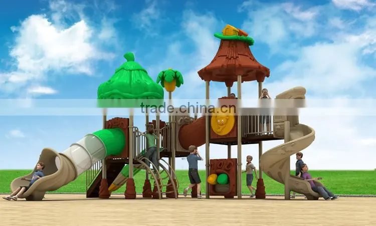 China kids plastic slide for outdoor playground equipment