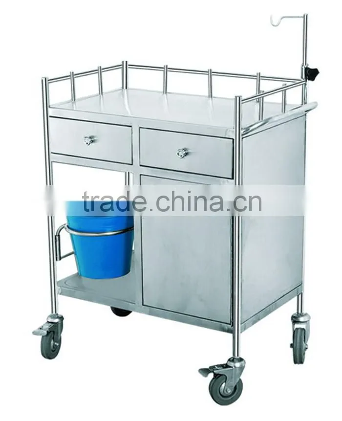 Stainless steel anaesthesia trolley types of service trolley