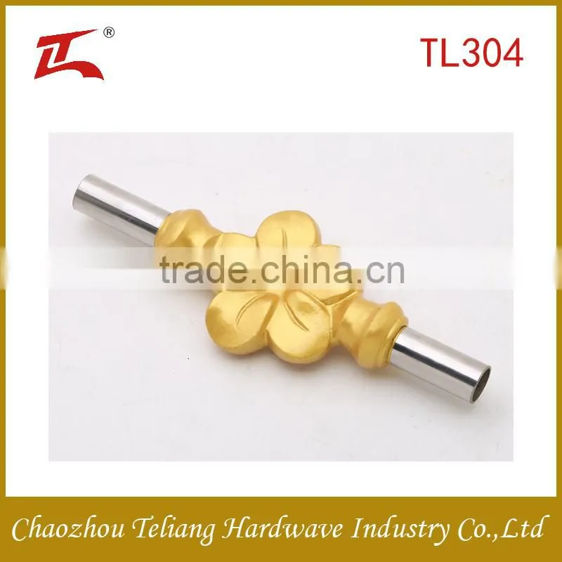 golden and silver stainless steel railing balustrade post