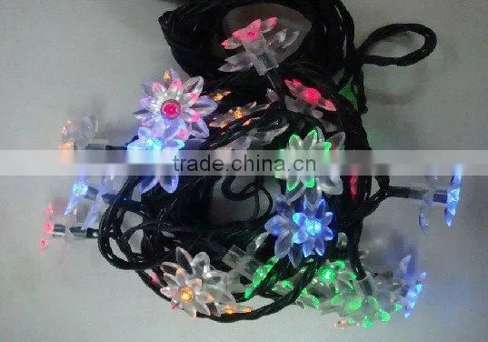 colorful flower led string light