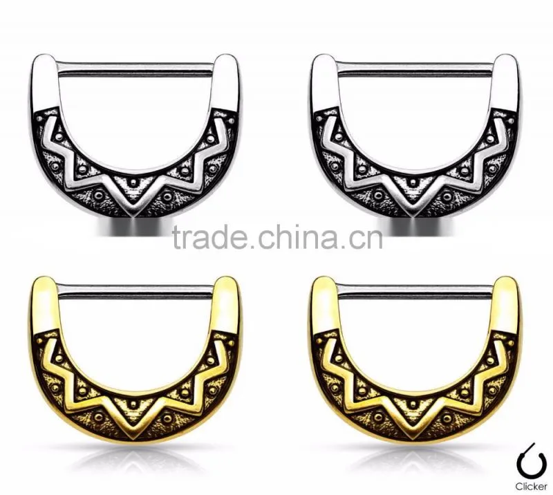 Nipple Clickers Shields Rings Body Jewelry