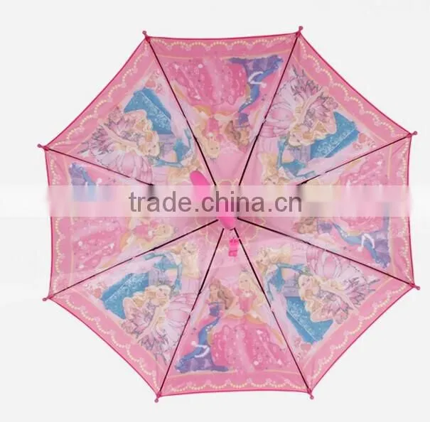 friendly eco different cartoon designs kids umbrella with lace