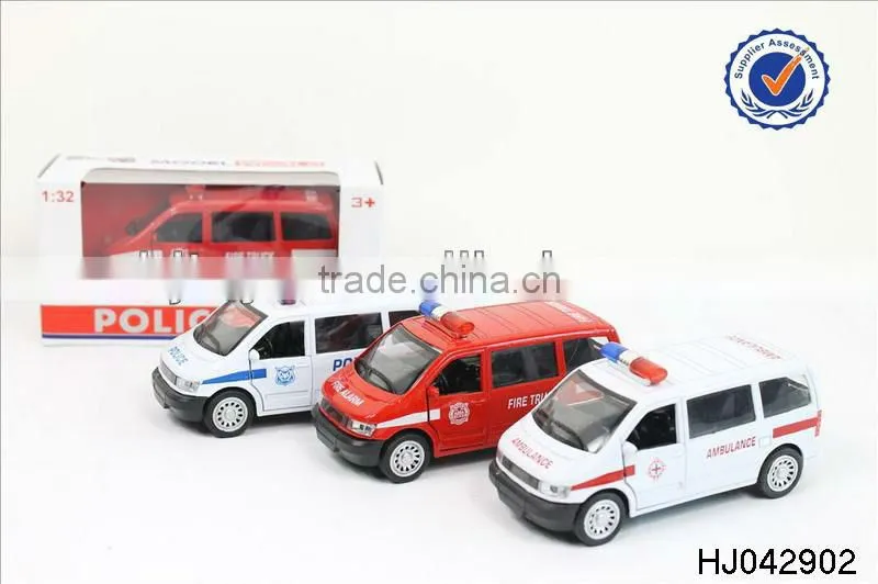 1:32 metal police car,pull back car with music