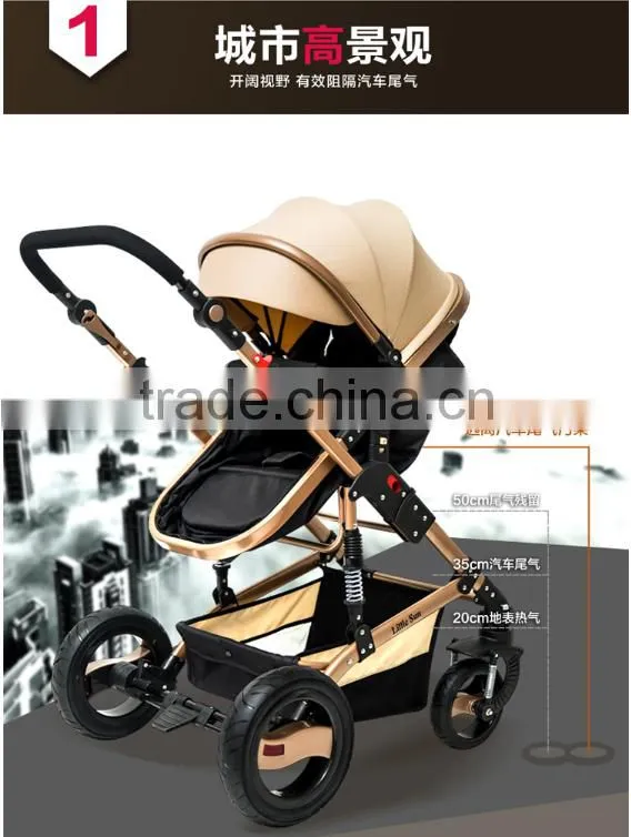 Super Strong Deluxe XL Stroller 2 in 1 Baby Stoller