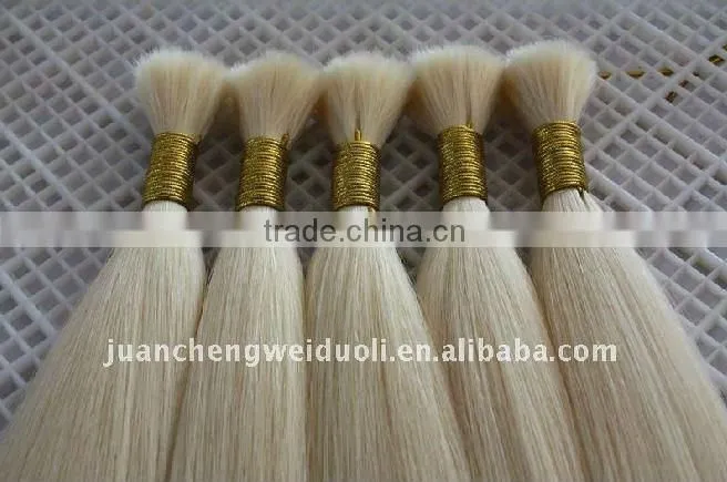Wholesale Hot Selling Top quality Natural Color Virgin 100% Brazilian hair bulk human hair extension