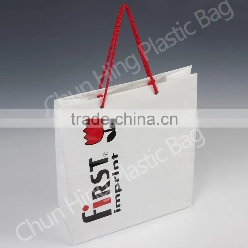 Rope handle shopping bag with custom logo