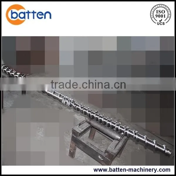 EPS foam recycling and pelletizing plastic extruder screw and barrel