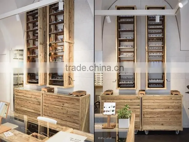 Custom Unique Simple Fashion Modern Optical Shop Counter Design