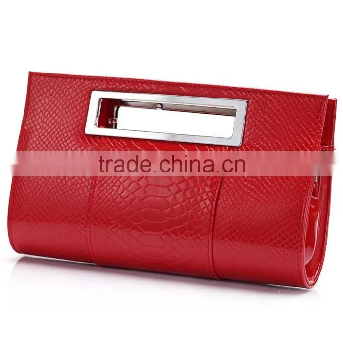 Brand women evening bag lady tote alligator Leather party shoulder bag