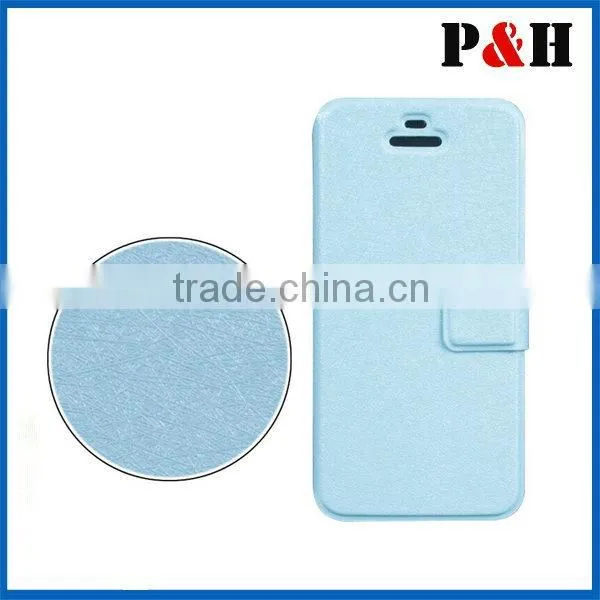 Detachable magnet wallet leather case for iphone 5