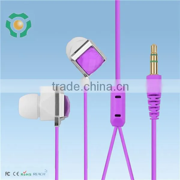 Colorful stereo earphones mp3 headphone, in ear best headphones studio