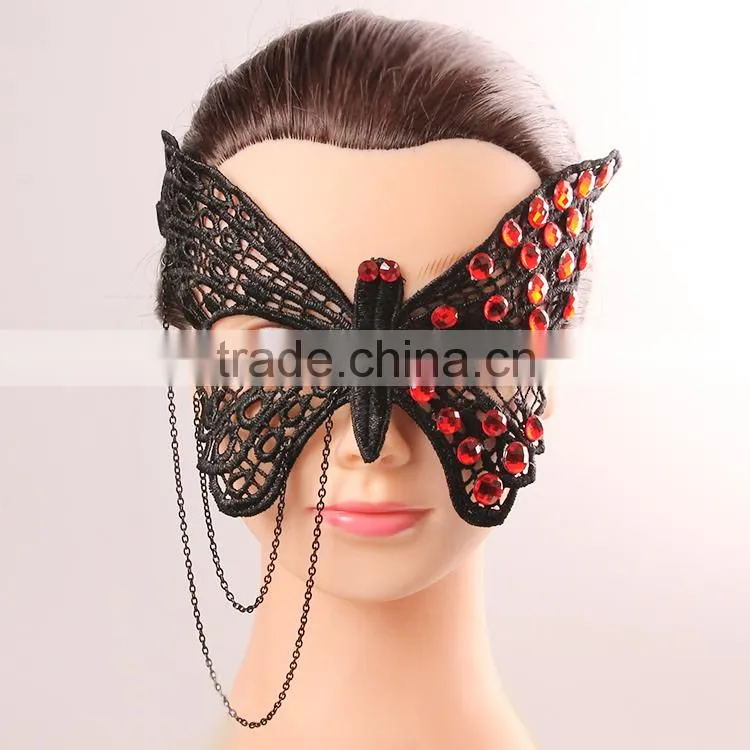 beads gothic sex eye mask, sexy lace eye mask