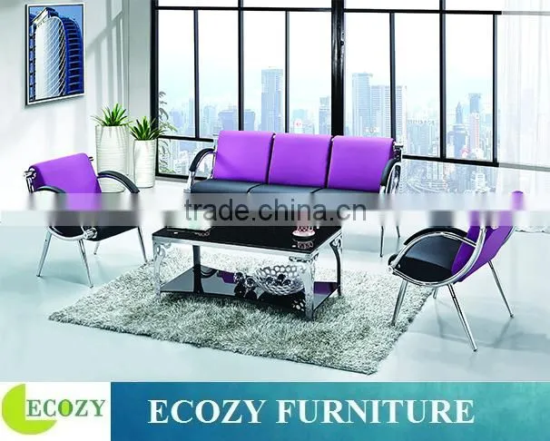 Public waiting sofa with cushions
