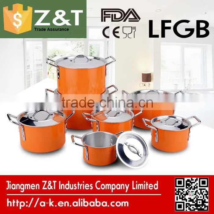 Trade Assurance wholesale colorful aluminum korean kitchenware